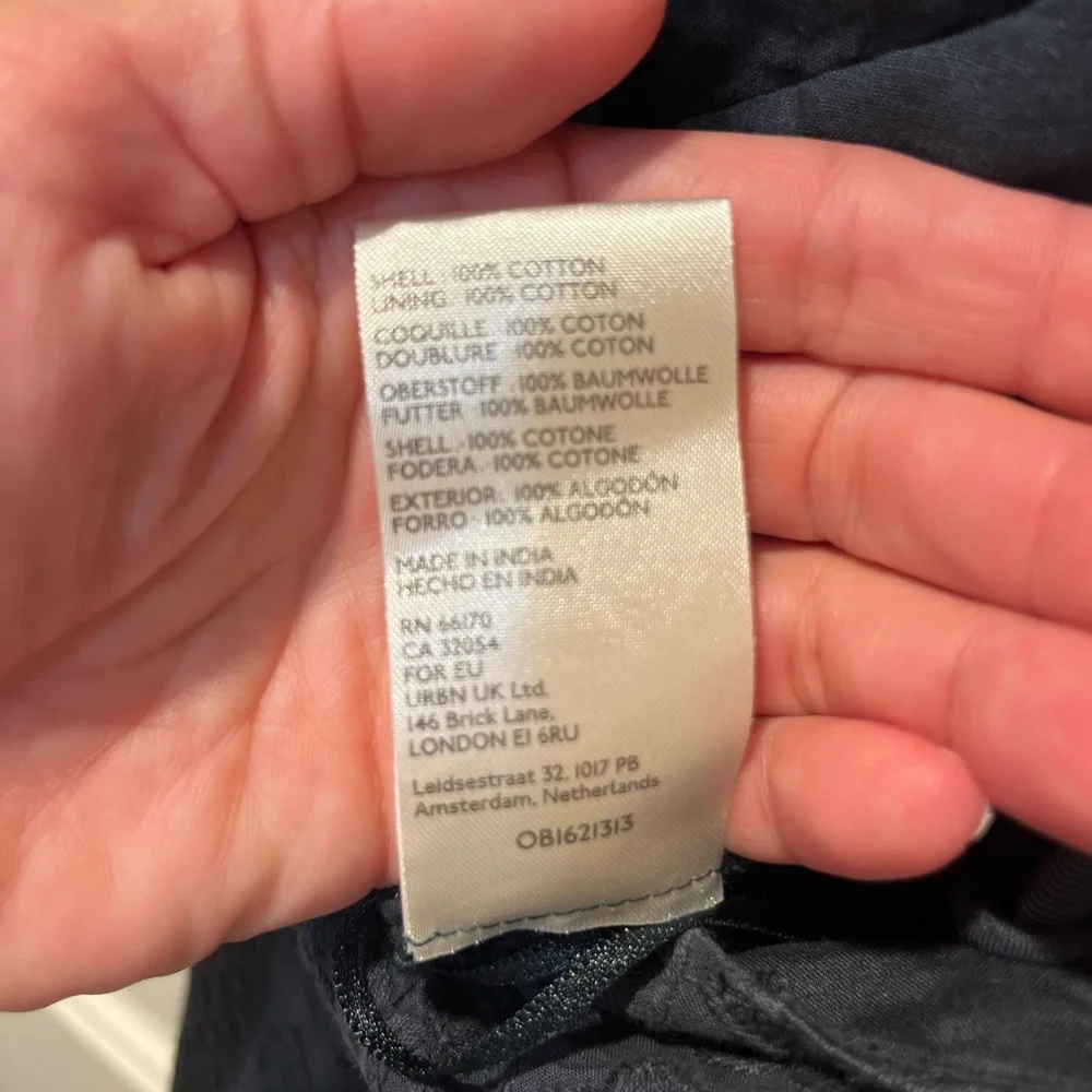 Free People Mikayla Ruffled V-Neck Jumpsuit in Midnight - Picture 13 of 13